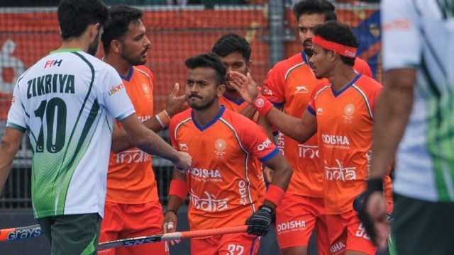 India beat Pakistan 5-3 in hockey world cup, secure next-round Berth