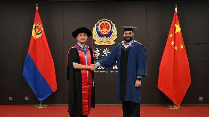 Islamabad Police Officer Wins Outstanding Graduate Honor in China