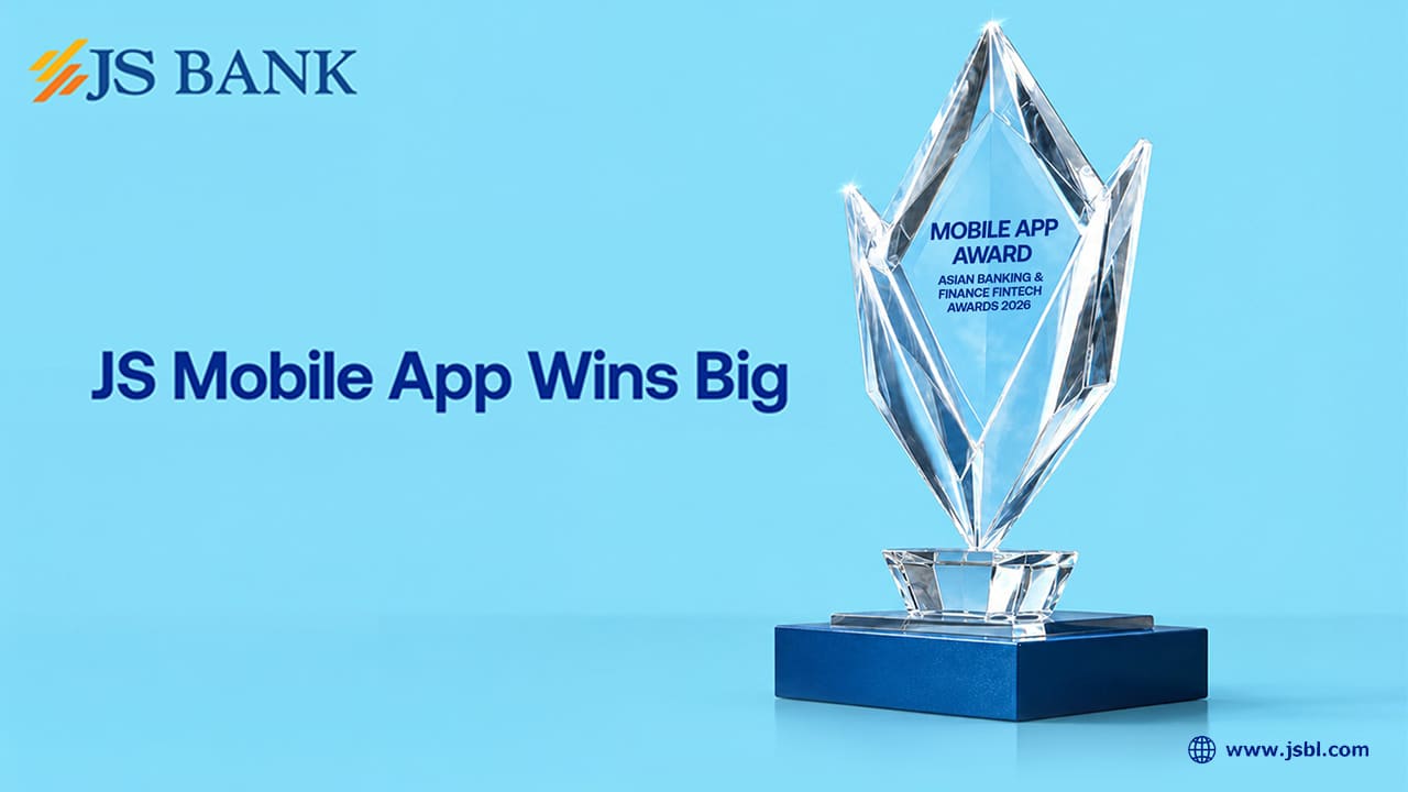 JS Bank Wins Mobile App Award at Asian Banking & Finance Fintech Awards 2026