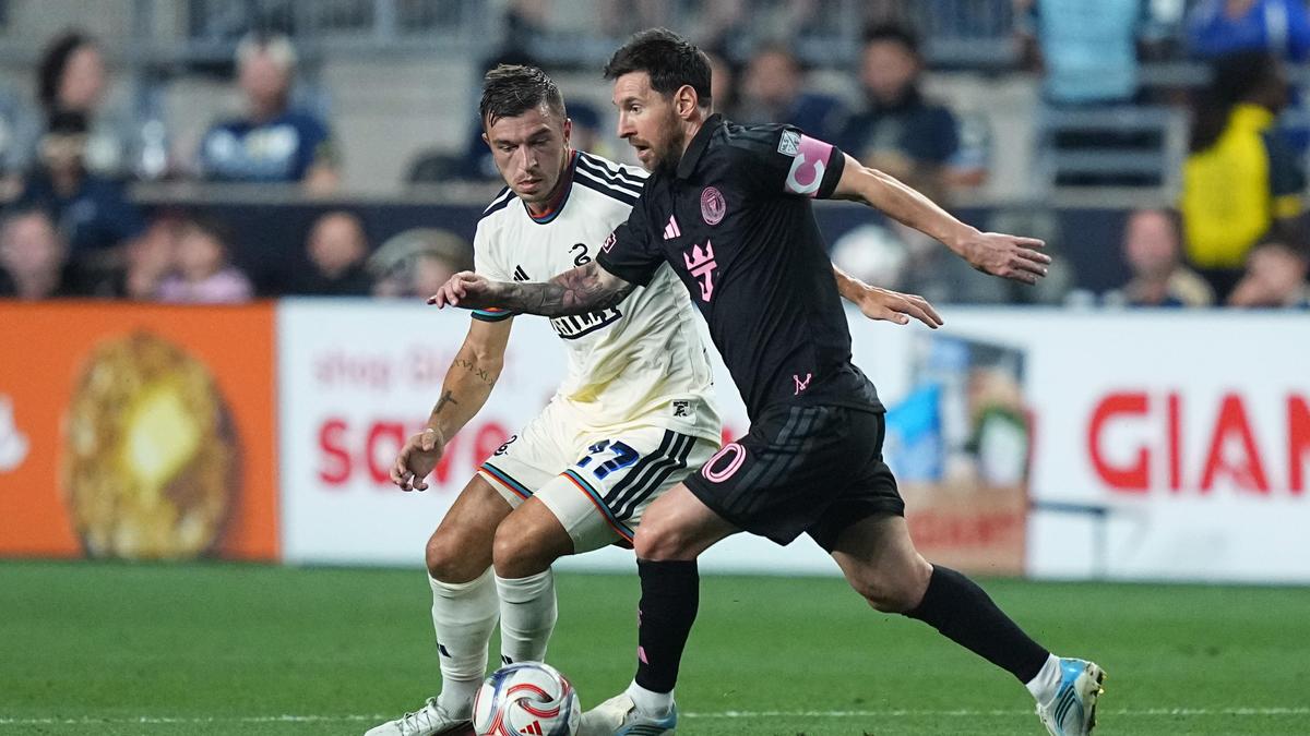 Messi scores first goal since father's death as Inter Miami draws with Philadelphia Union