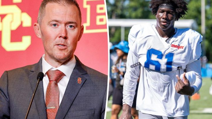USC football coach Lincoln Riley would ‘certainly look at’ adding NFL players