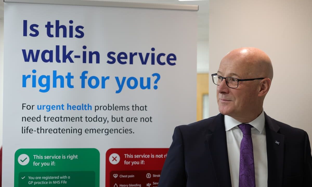 John Swinney warned rapid expansion of GP walk-in clinics risks worsening health inequalities and NHS staffing