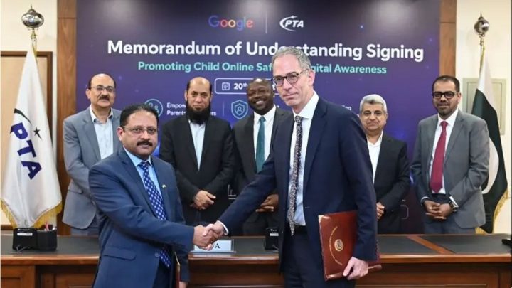 PTA, Google ink MoU to strengthen child safety in Pakistan