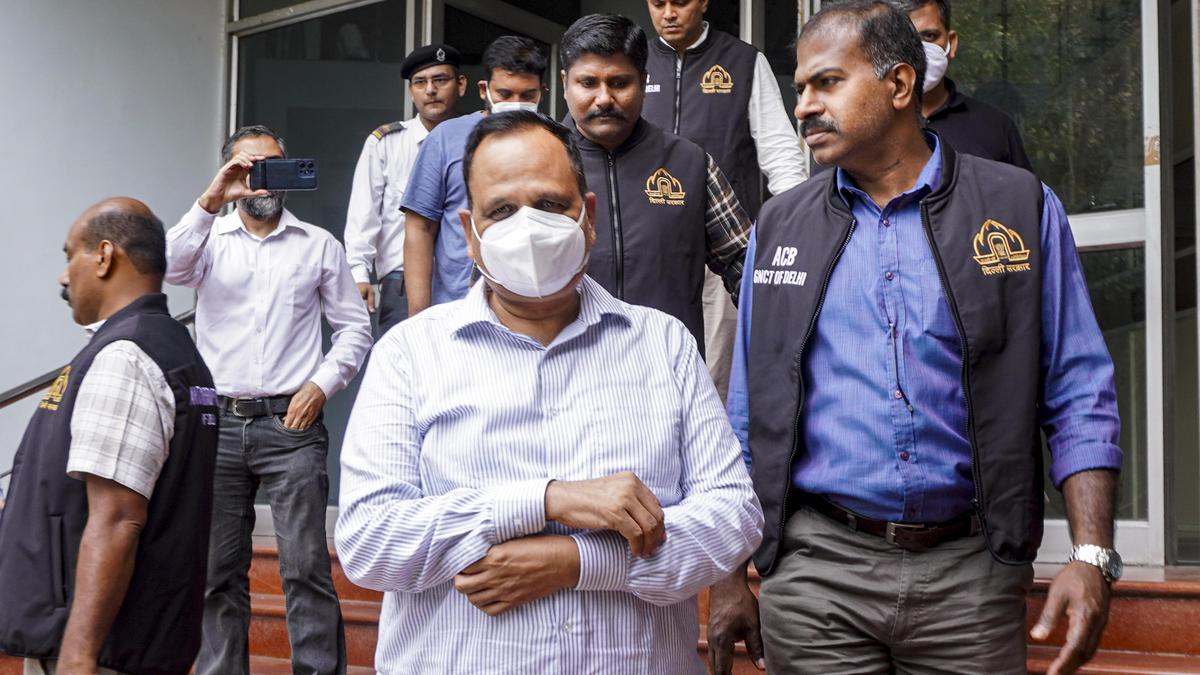 Satyendar Jain and five others sent to two weeks’ judicial custody in tender case