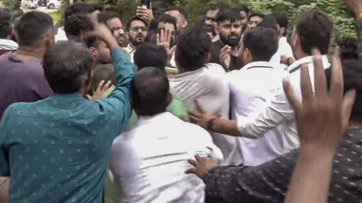 Jaipur: Locals stop CJP’s Ashutosh Ranka, supporters from visiting government school in Bagru