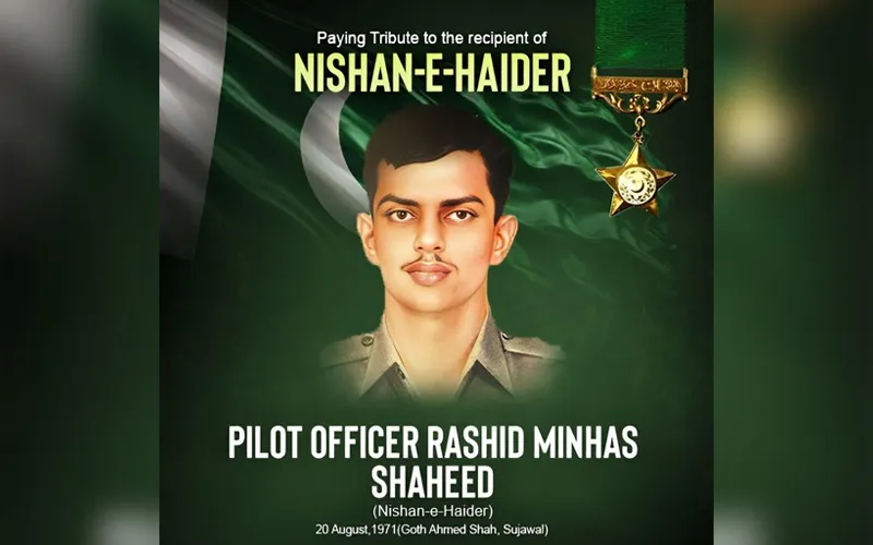 Pakistan Armed Forces pay tribute to Rashid Minhas on 55th martyrdom anniversary