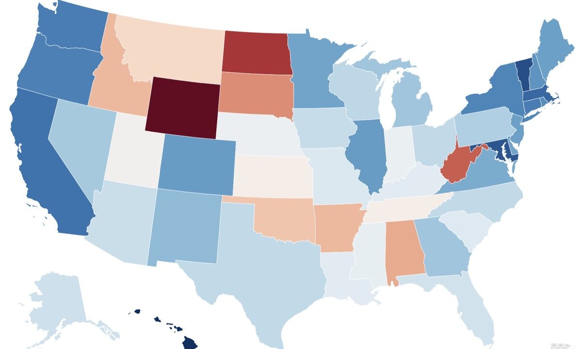 Map Shows Donald Trump's Approval Rating in Every State After 19 Months