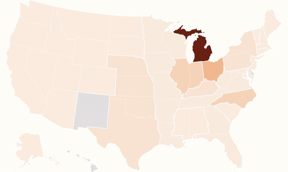 Cyclosporiasis Map Shows States Affected As Cases Top 15,000
