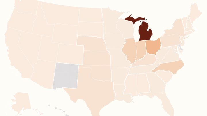 Cyclosporiasis Map Shows States Affected As Cases Top 15,000
