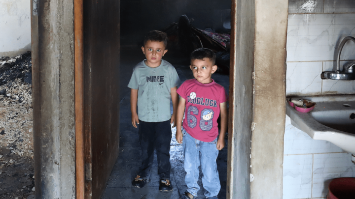 Israeli settlers set fire to Palestinian home while family asleep