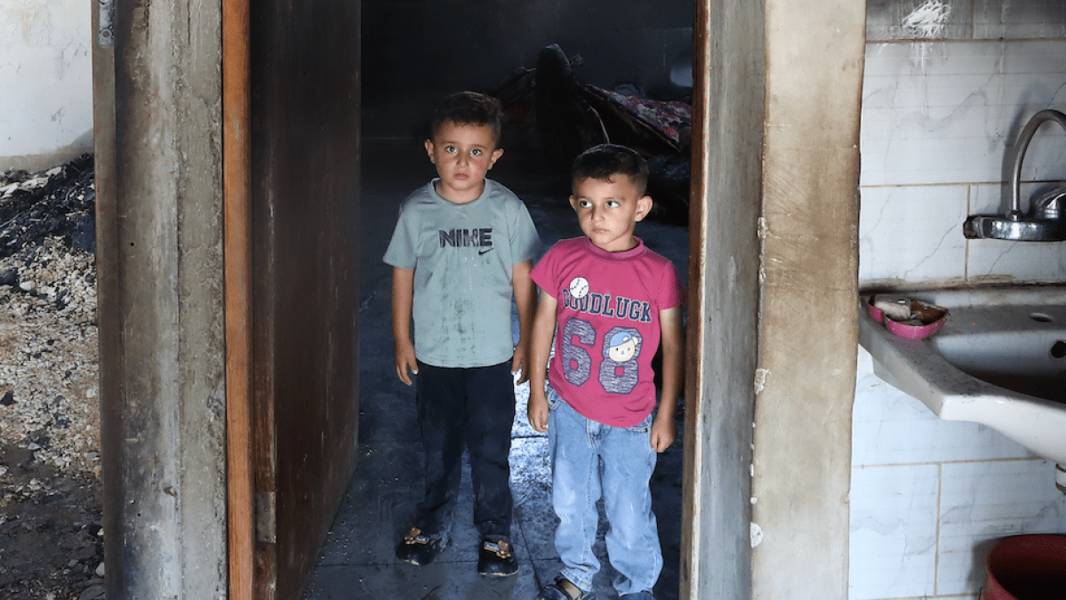 Israeli settlers set fire to Palestinian home while family asleep