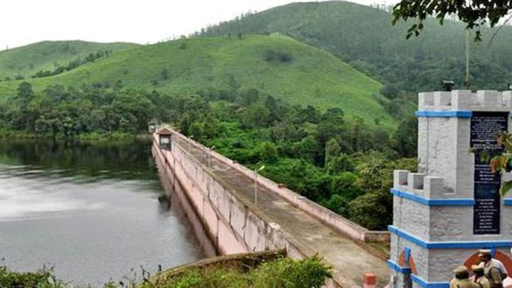 Water level in Mullaperiyar dam stands at 122.60 feet
