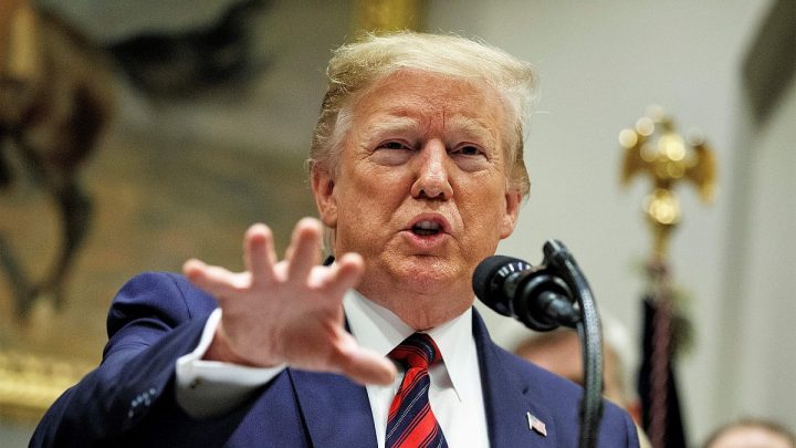 Trump says US has ‘draconian sanctions’ ready for Iran, asserts Hormuz remains open