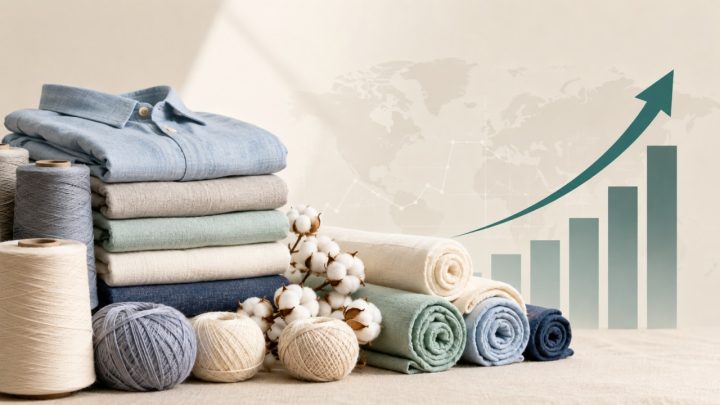Textile Exports Up 43% in One Month