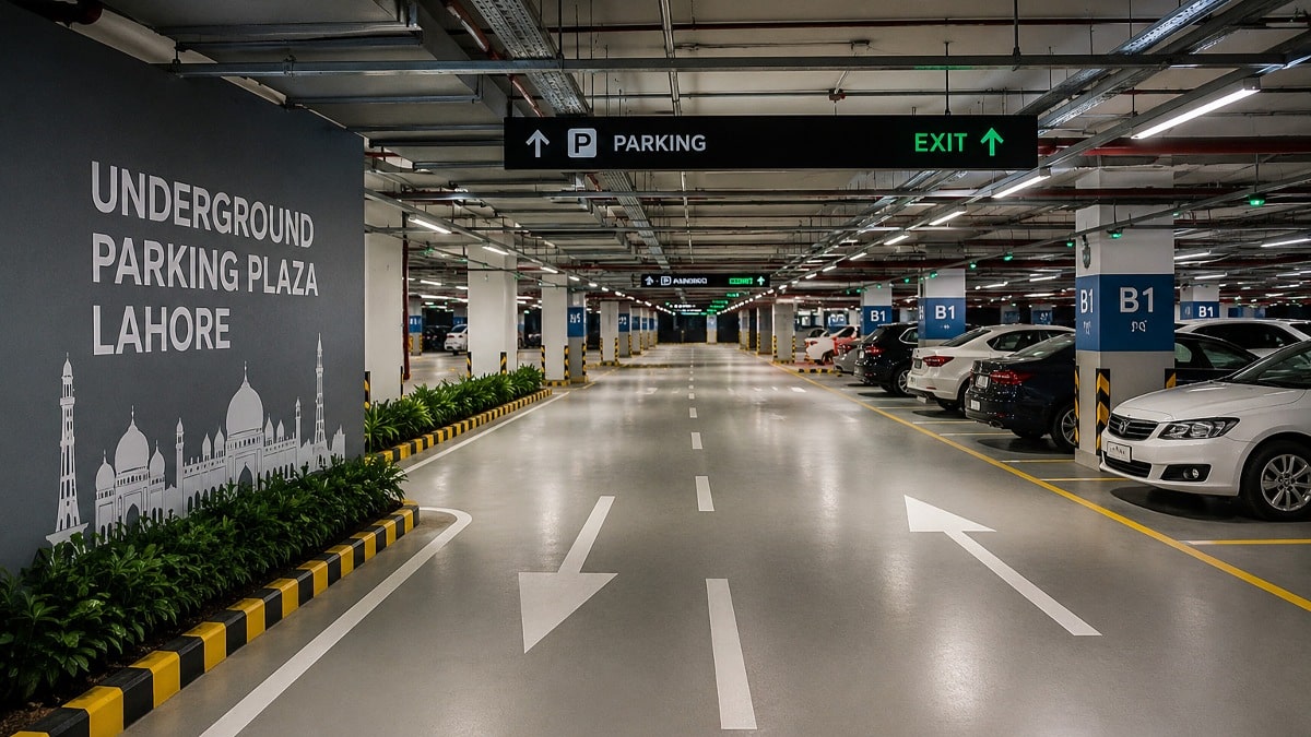 Punjab Plans New Underground Parking Plaza in Lahore