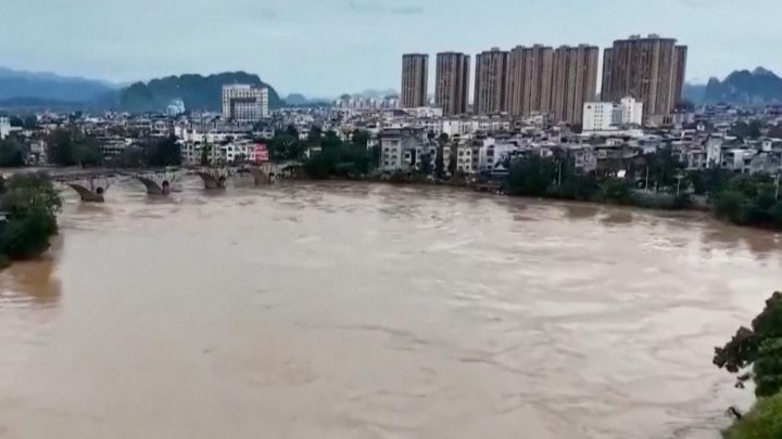 Rain and flooding from Typhoon Narra hits China and Vietnam