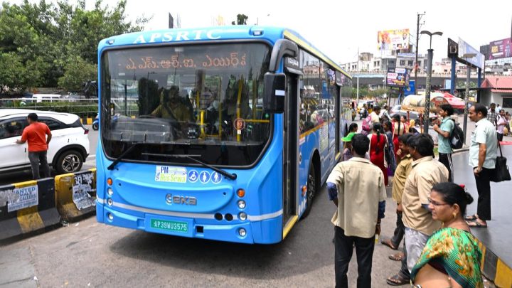 Aero Express e-buses link city to Bhogapuram airport at lower fares than cabs