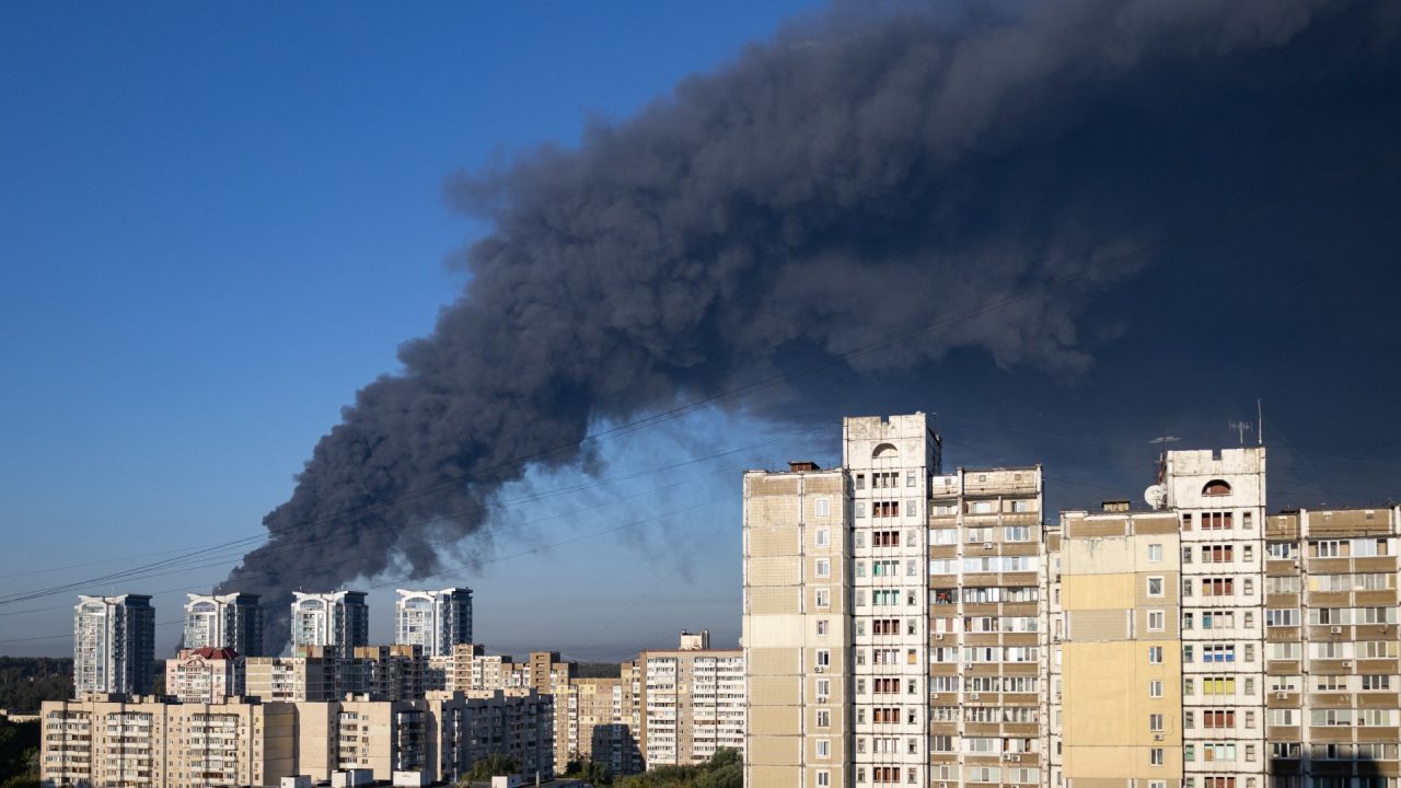 Russian attack on warehouse near Ukraine’s Kyiv kills at least 27