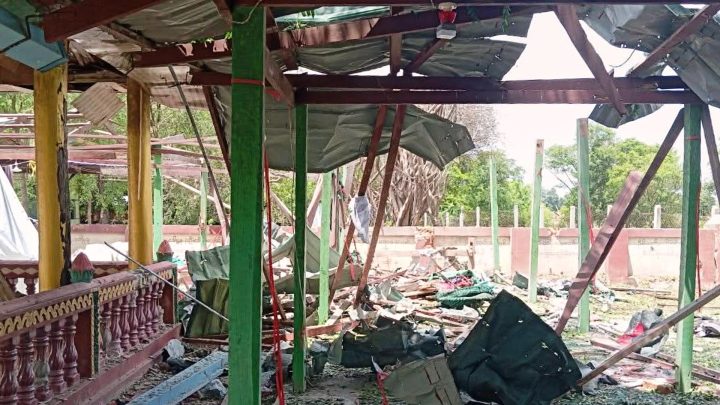 Myanmar military bombing kills 14 at Buddhist monastery, opposition reports