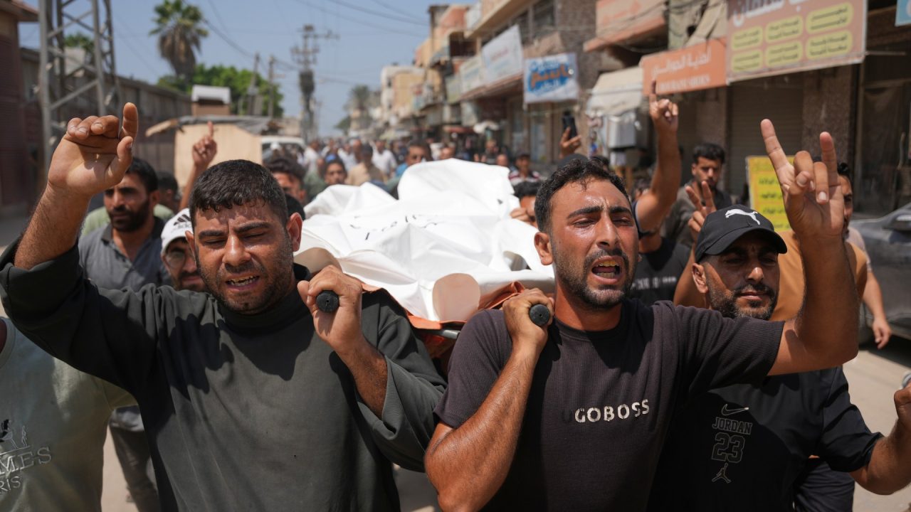 Israeli attacks across Gaza kill two people, hit hospital supply warehouse