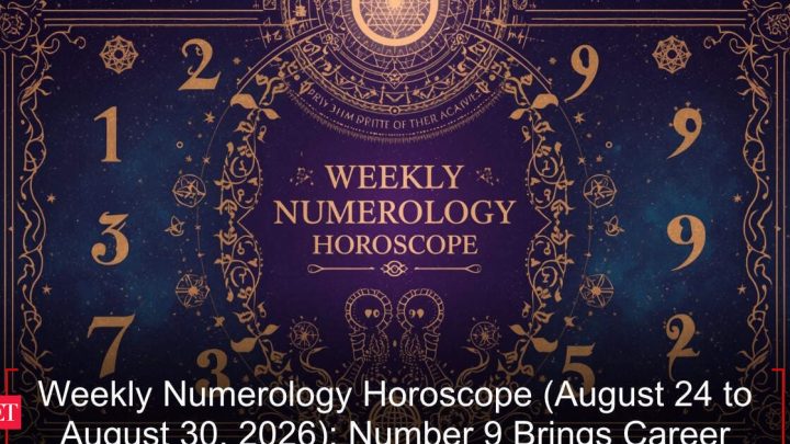 Weekly Numerology Horoscope (August 24 to August 30, 2026)