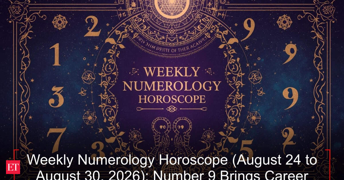 Weekly Numerology Horoscope (August 24 to August 30, 2026)