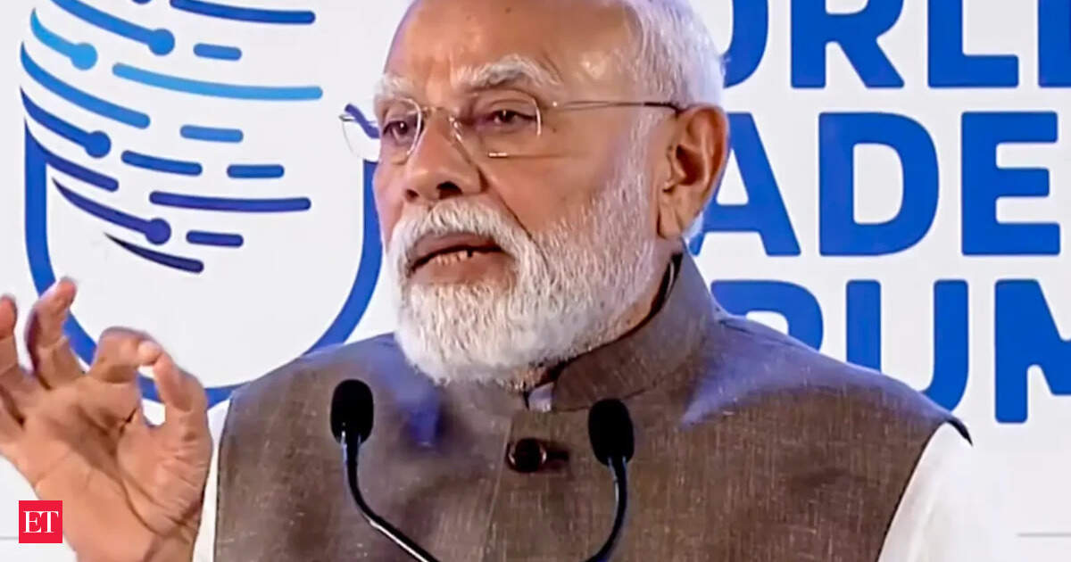 In an unsettled world, Modi calls India safe harbour