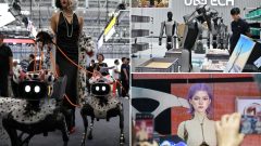 China robot makers show off latest humanoids as tech event draws surprise visit from Nvidia CEO’s daughter
