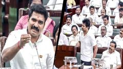 TVK minister's 'bathroom' jab after Udhayanidhi's 'sanghi' charge in assembly