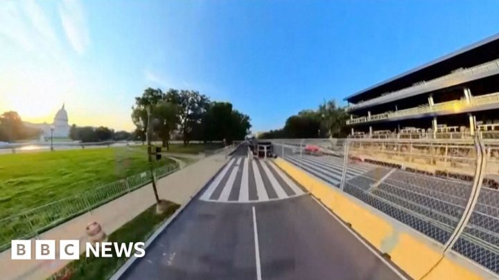 Take a time-lapse ride along the IndyCar racetrack in WashingtonThe Freedom 250 Grand Prix will take place 22-23 August. It's the first motor race to be held in the US capital.40 mins agoUS & Canada