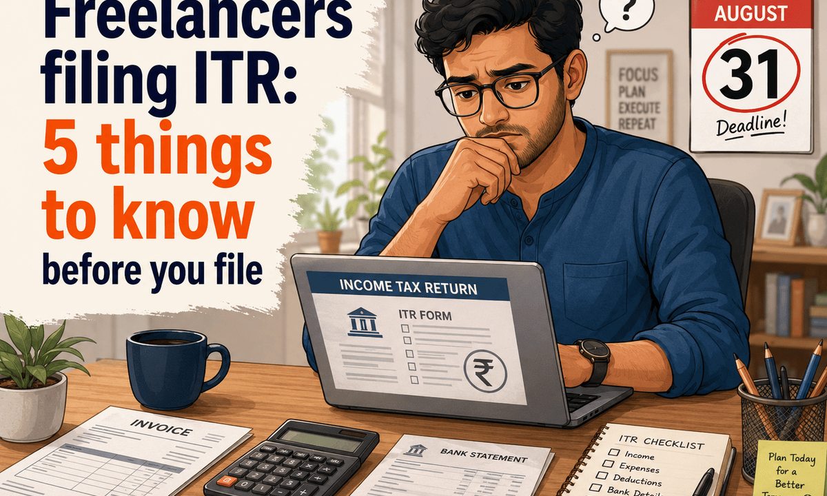 Freelancer ITR: 5 things to know before filing