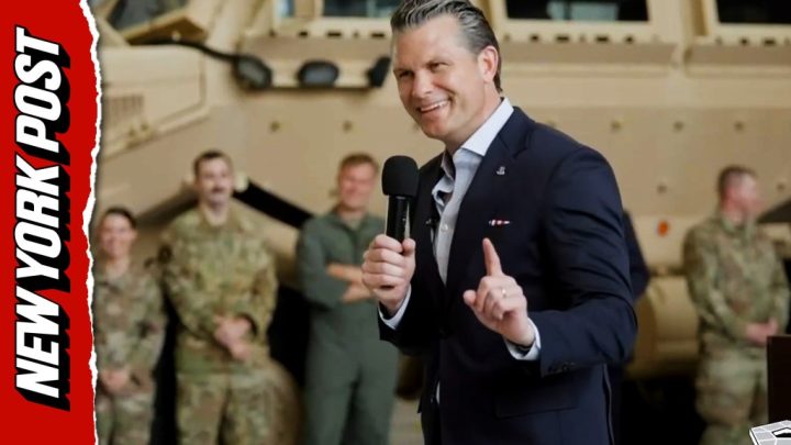 Pete Hegseth’s Trump impression has troops cracking up