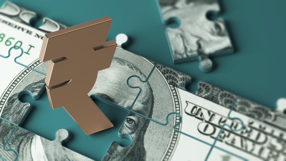 Rupee falls 7 paise to close at 95.68 against U.S. dollar