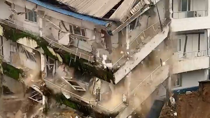 Nigeria hospital collapses after rain washed away its foundations