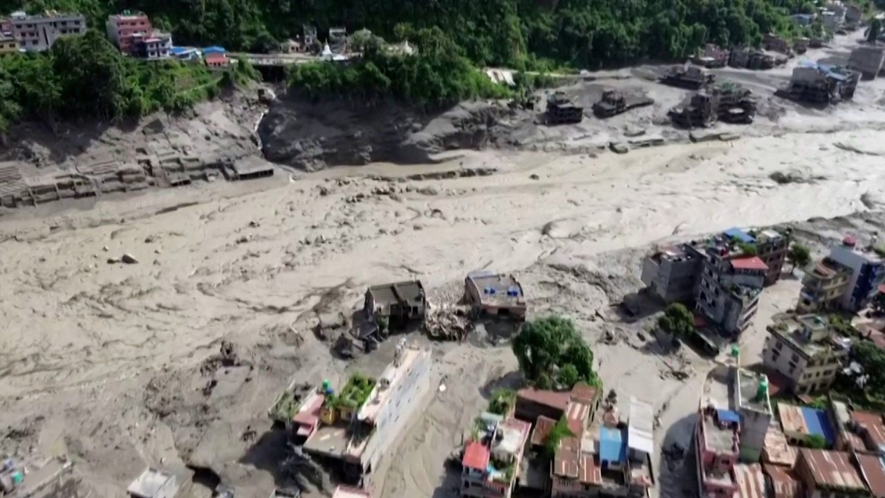 Deadly flash floods sweep through northern Nepal