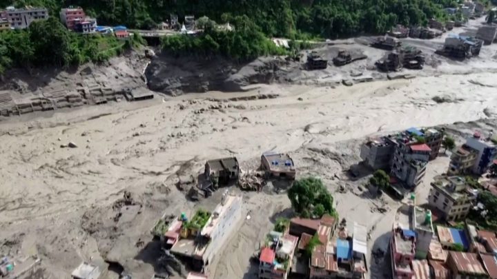 Deadly flash floods sweep through northern Nepal