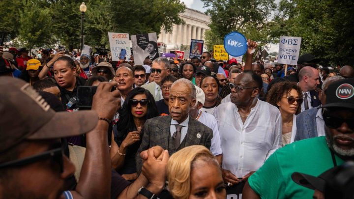 Bernie Sanders, AOC join marchers in Washington to ‘defend the vote’