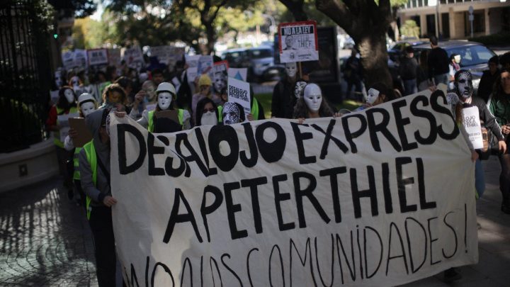 Protesters in Argentina urge tech billionaire Peter Thiel to leave