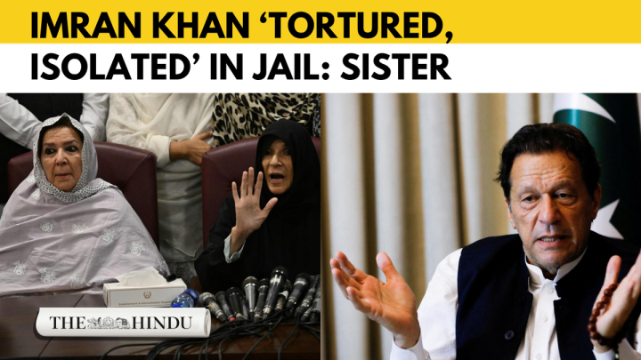 Imran Khan ‘tortured, isolated’ in jail: sister