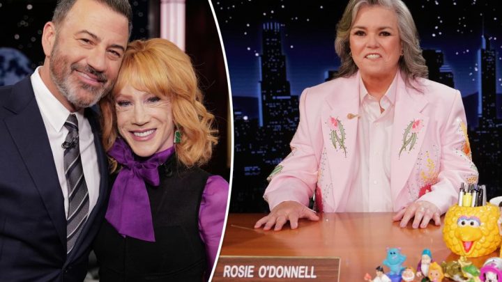 Kathy Griffin says she’s ‘really hurt’ after not being invited to ‘Jimmy Kimmel Live!’ during Rosie O’Donnell’s week hosting