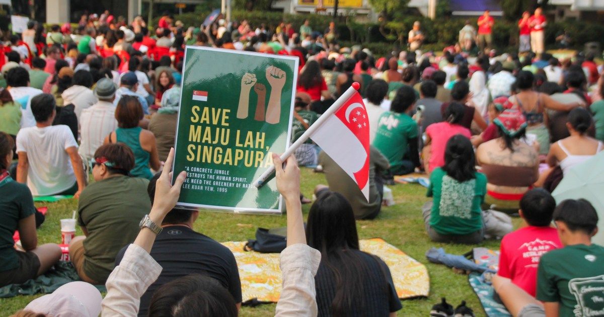 Singapore’s plans to clear forest for homes lead to rare public protests