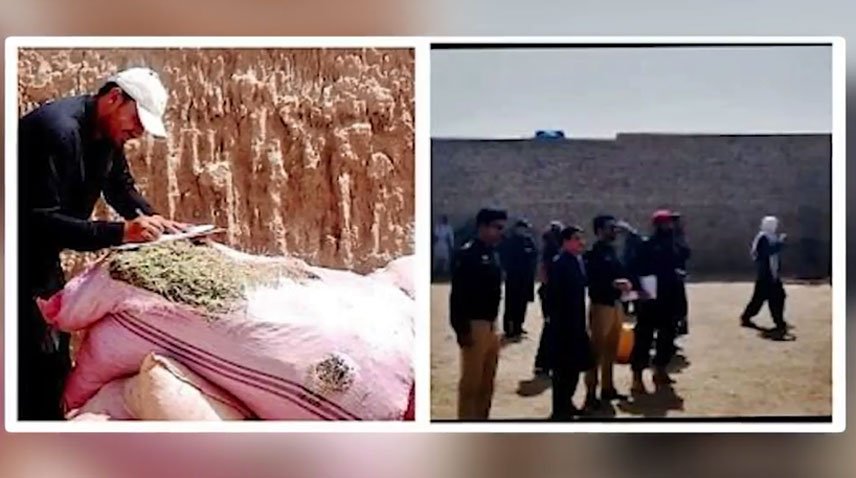 Security forces conduct raid on drug lab in Pishin, seize massive drug cache