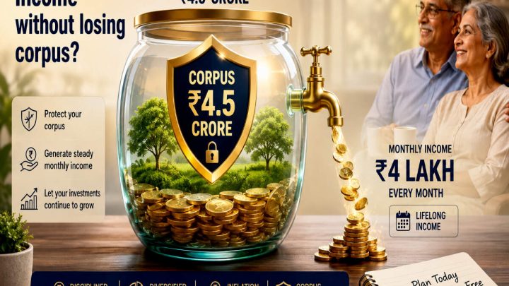 Rs 4.5 cr corpus: Can you withdraw Rs 4L/month?