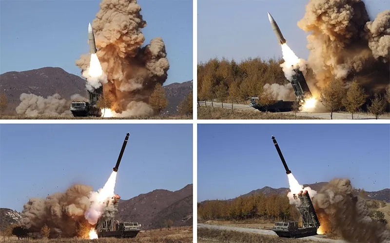North Korea launches barrage of missiles after Trump cuts US-South Korea exercises