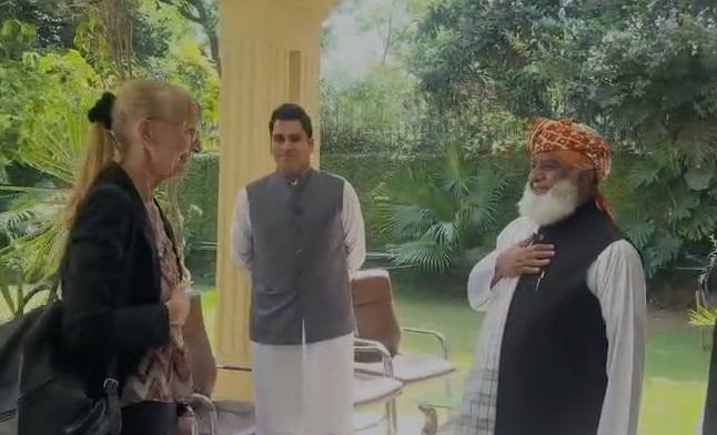 German Envoy meets Maulana Fazlur Rehman to discuss regional dynamics
