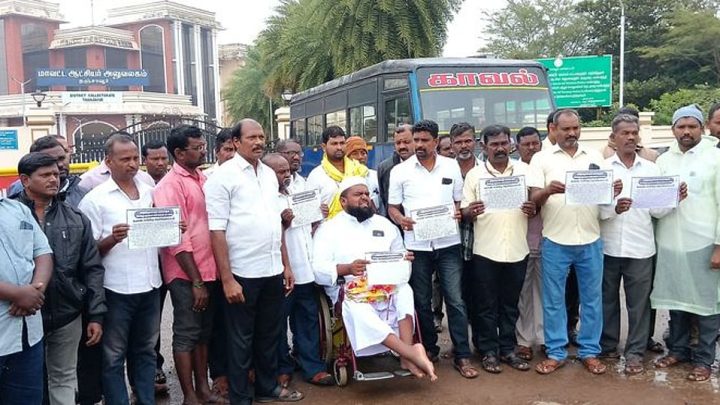 Tirupattur TNCSC loadmen demand permanent employee status, stage stir
