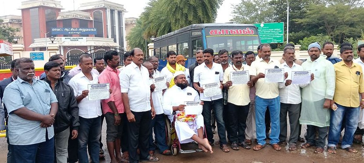 Tirupattur TNCSC loadmen demand permanent employee status, stage stir