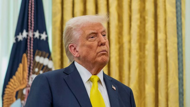 Trump posts map showing Strait of Hormuz as US territory