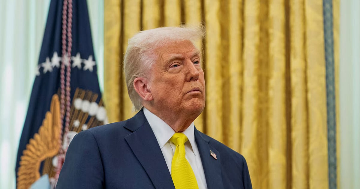 Trump posts map showing Strait of Hormuz as US territory
