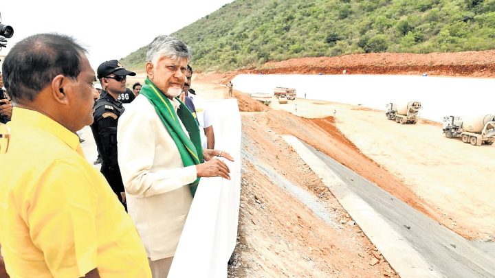 Veligonda project works expedited for water release